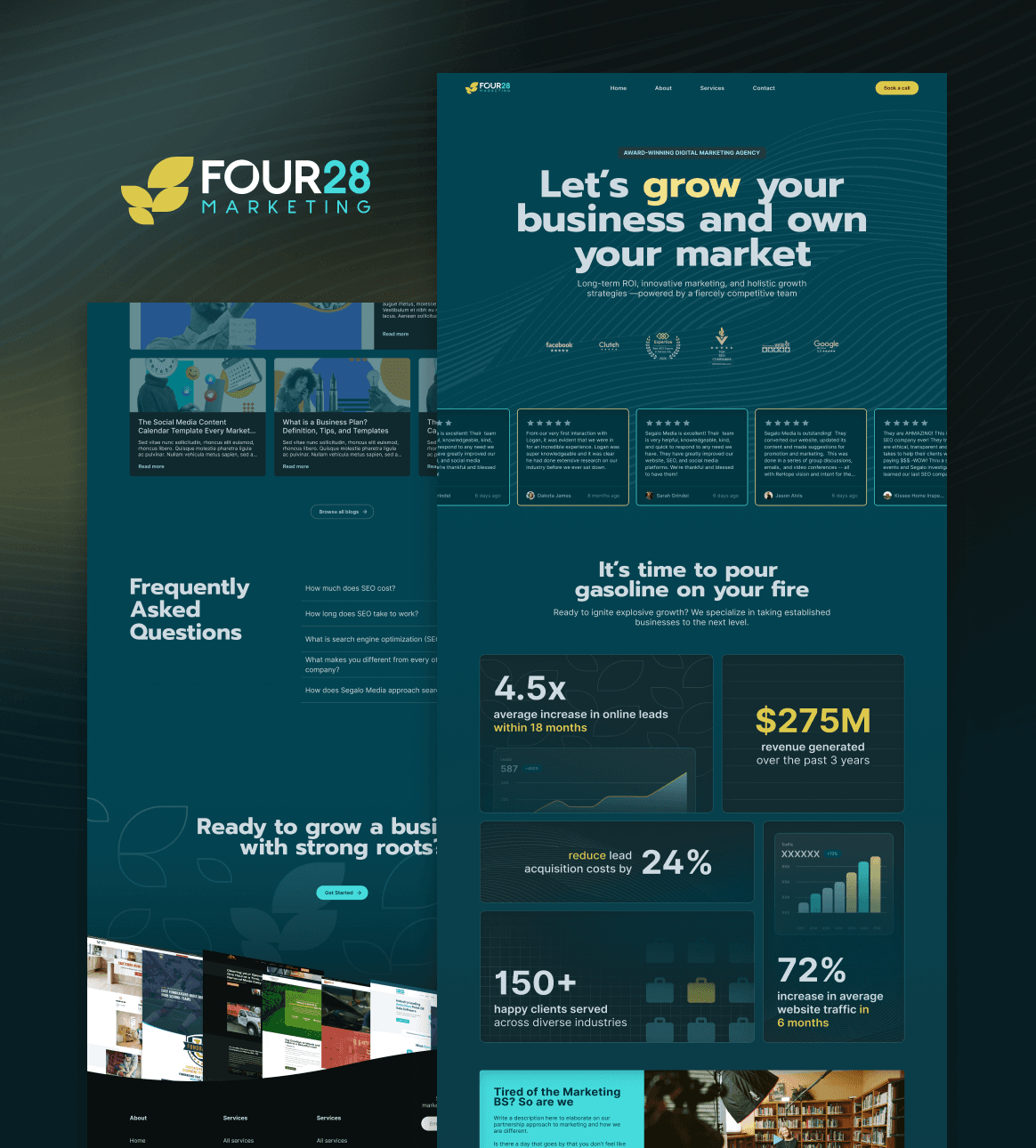 Four28 Marketing site